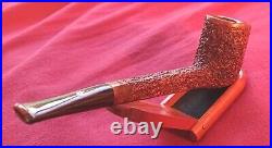 STUNNING MARIO PASCUCCI HANDMADE IN ITALY RUSTICATED ESTATE PIPE -Lightly Smoked