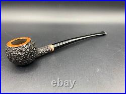 Saint Claude Veritable French Estate Tobacco Straight Long Smoking Pipe L 7 1/4