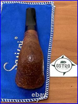 Sasieni, 4 Dot Ruff Root Light, Group 7, Rusticated Dublin, Vintage Estate Pipe