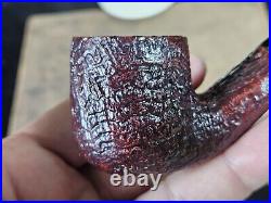 Savinelli Antica 622KS Sandblasted Bent Pot Tobacco Smoking Pipe