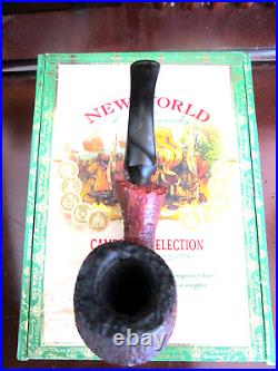 Savinelli Autograph 5 Italian smoking tobacco pipe BEAUTIFUL withCigar Box