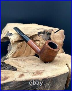 Savinelli De Luxe Milano 114KS Smooth Finish Billiard Shaped Smoking Pipe