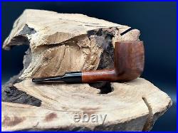 Savinelli De Luxe Milano 114KS Smooth Finish Billiard Shaped Smoking Pipe