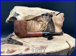 Savinelli De Luxe Milano 114KS Smooth Finish Billiard Shaped Smoking Pipe