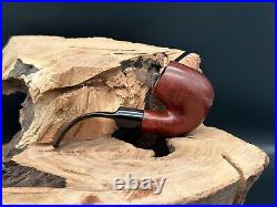 Savinelli De Luxe Milano 614 Smooth Finish Bent Billiard Shaped Smoking Pipe