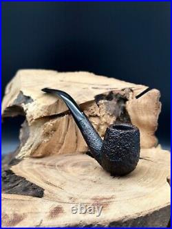 Savinelli Punto Oro 602 Rusticated Bent Billiard Smoking Pipe