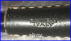 Savinelli Triomphe Dublin Grand Prix Leather Wrapped Tobacco Pipe (NEAR MINT)