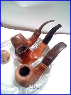 Set Vintage 3 PIPE (STANWELL, LORENZO, STEFANO)+Stand/Ashtrey