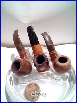 Set Vintage 3 PIPE (STANWELL, LORENZO, STEFANO)+Stand/Ashtrey