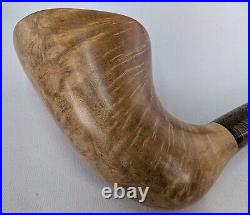 Smooth Calabash Tobacco Smoking Briar Pipe withEbonite Stem by Whitaker Werks