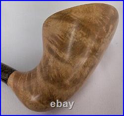 Smooth Calabash Tobacco Smoking Briar Pipe withEbonite Stem by Whitaker Werks