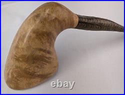 Smooth Calabash Tobacco Smoking Briar Pipe withEbonite Stem by Whitaker Werks