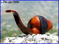 Snoopy Briar Wood Tobacco Smoking Pipe Bust M-249 by Oguz Simsek