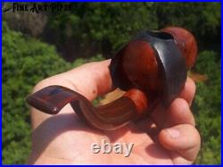 Snoopy Briar Wood Tobacco Smoking Pipe Bust M-249 by Oguz Simsek