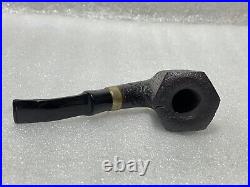 Stanwell Hexagon Rusticated Paneled Smoking Tobacco Pipe Made in Denmark