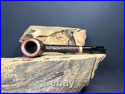 Stanwell Liverpool 220 Lovat Shaped Sandblasted Finish Smoking Pipe