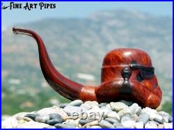 Stormtrooper Helmet Briar Wood Tobacco Pipe Bust M-075d by Oguz Simsek