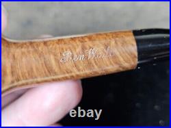 Straight Grain! Ben Wade Unique Smooth Billiard Tobacco Smoking Pipe