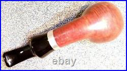 TAO & ILSTED Collaboration Bent Apple #5 withSilver Band Smoking Estate Pipe