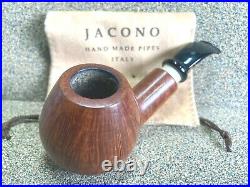 TONINO JACONO Grade Queen, Apple withAcrylic Insert Used Smoking Pipe