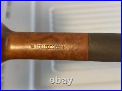 The College Smoker Briar Tobacco Smoking Pipe Vintage 58E77