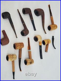 Tobacco Pipe Lot 11 Smoking Swan Reis, Willard, Brewster, Hilton etc