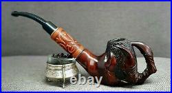 Tobacco smoking pipe DRAGON CLAW Wood tobacco bowl Gift carved pipe
