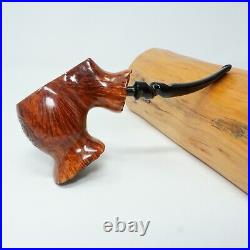 Tobak's Grecian Briar M. KALIK A Freehand Sitter Estate Tobacco Smoking Pipe