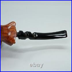 Tobak's Grecian Briar M. KALIK A Freehand Sitter Estate Tobacco Smoking Pipe