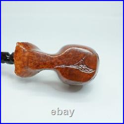 Tobak's Grecian Briar M. KALIK A Freehand Sitter Estate Tobacco Smoking Pipe