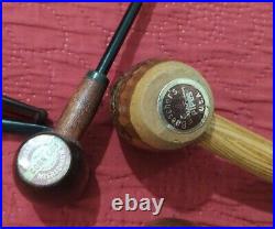 Used Lot 10X different Tobacco Smoking Pipes wood / other Materials
