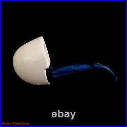 VEST POCKET Block Meerschaum Pipe, Smoking Tobacco Estate Pocket Pipe AGM-1367