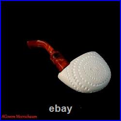 VEST POCKET Block Meerschaum Pipe, Smoking Tobacco Estate Pocket Pipe AGM-879