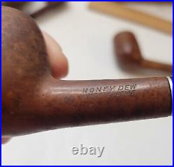 VTG 8 Briar Wood Tobacco Smoking Pipes Various Brands/Unbrands USED withStand