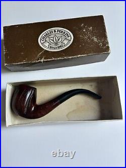 VTG Charles B. Perkins Imported Briar Wood Pipe Made In Italy NOS Never Smoked