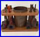 VTG-Tobacco-Smoking-Pipes-Wood-Caddy-Stand-London-Grabow-Kaywoodie-Lot-of-9-JCS-01-hxeu