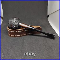 Very Rare Sasieni Fantail 38 Patent 170067 Prince Style Brushed Smoking Pipe