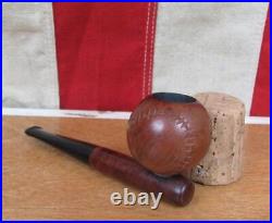 Vintage 1930s Slugger Estate Briar Smoking Pipe Figural Baseball Tobacco Nice