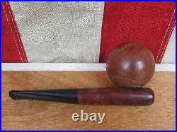 Vintage 1930s Slugger Estate Briar Smoking Pipe Figural Baseball Tobacco Nice