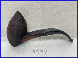 Vintage 1980's Alpha Citation Israel No. 923 Pickaxe Rusticated Tobacco Pipe