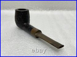 Vintage 1985 Dunhill ODA 843 F/T Shell Briar Sandblasted Billiard Tobacco Pipe