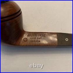 Vintage 1987 Julius Vesz Circle 2 Pipe Hand Cut Made In Canada