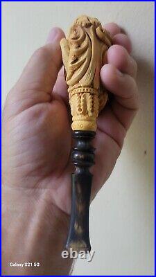 Vintage 1990 Eyup Sabri MERMAID Meerschaum Tobacco Pipe SIGNED & DATED