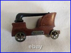 Vintage Antique French Carved Car Tobacco Smoking Pipe PULLMAN