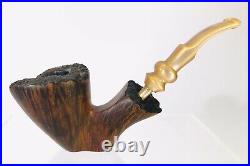 Vintage Ben Wade Golden Matt Tobacco pipe Incredible grain