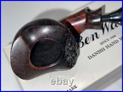 Vintage Ben Wade Spiral Smoking Tobacco Pipe Denmark Sandblast IN BOX
