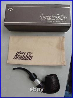 Vintage Brebbia Sabbiata 6013 Estate Pipe Original Box Little Use Italy 3 Star