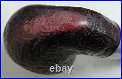 Vintage Brebbia Sabbiata 6013 Estate Pipe Original Box Little Use Italy 3 Star