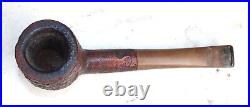 Vintage Canadian Club London Made Pipe Rusticated #344 England