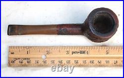 Vintage Canadian Club London Made Pipe Rusticated #344 England